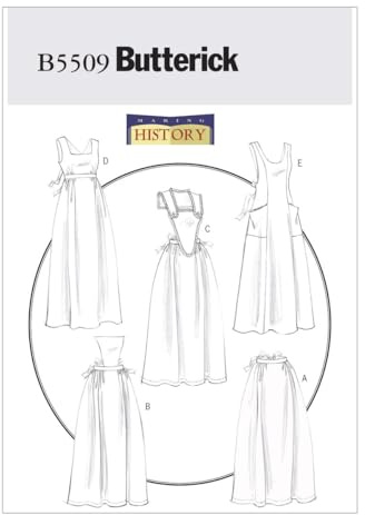 Butterick BTK 5509 XY (S-M-L) B5509 Schnittmuster zum Nähen, Elegant, Extravagant, Modisch