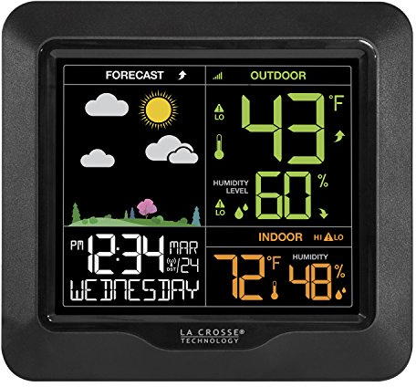 La Crosse Technology S85814 Wireless Color Forecast Station with Barometric Pressure