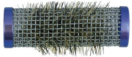 Drahtwickler mit Borste 21 mm blau 12er Pack