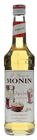 Monin Sirup Popcorn (1 x 0,7l) - Karamellgeschmack für Kaffee, Desserts und Cocktails - Kino - Feeling