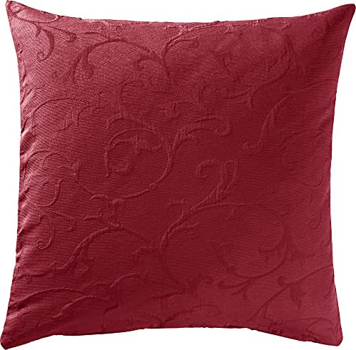 Erwin Müller Kissenhülle Düsseldorf bügelfrei Burgund Größe 50x50 cm