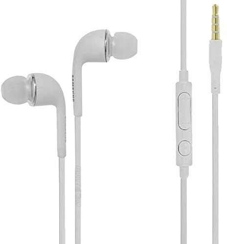 Samsung EHS64AVFWE Stereo Headset, con Controllo del Volume per Galaxy S3 I9300, Galaxy Note N7000 I9220, Cavo Tondo, colore: Bianco in bulk pack