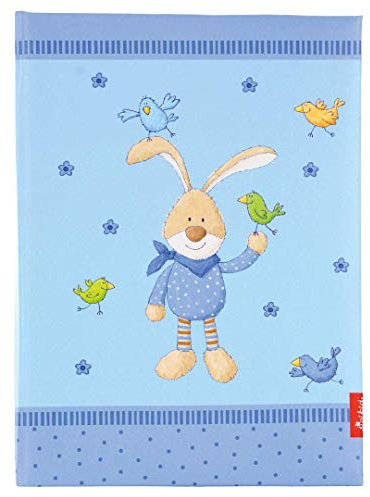 goldbuch Babytagebuch, Semmelbunny, 21 x 28 cm, 44 illustrierte Seiten, Kunstdruck laminiert, Blau, 11124