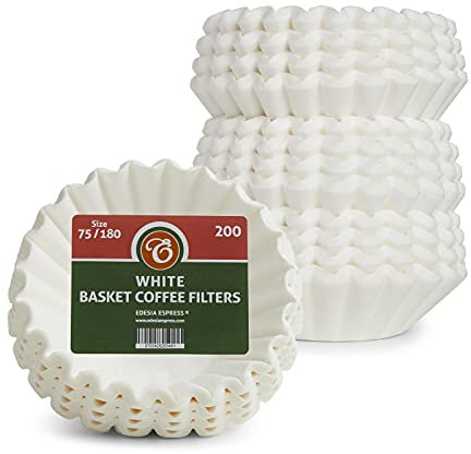 EDESIA ESPRESS - Pack de 800 filtros de papel para café - Tipo cesta - De 4 a 10 tazas - 75/180 mm
