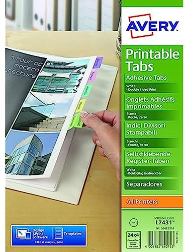 Index Tabs, farbig sortiert