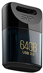 Silicon Power Jewel J06 - Memoria USB 3.0 de 64 GB, Mini, Color Azul Profundo