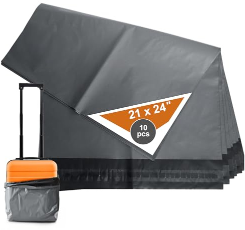 10 x (21x24) Self-Sealing Extra Large Postage bag, 53cm x 61cm x 5cm Extra Strong Parcel bag for Clothes, Shipping and Packaging