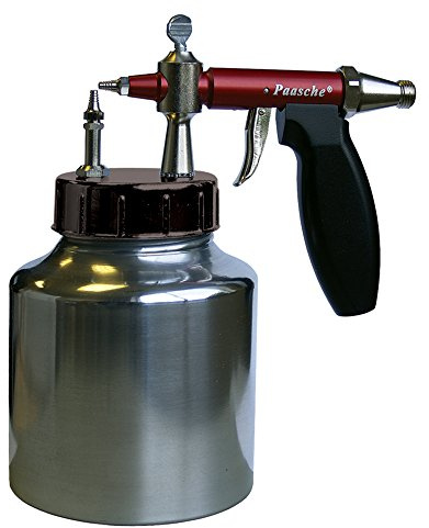 Paasche L#2C Airbrush Sprayer with Quart Bottle Assembly and Medium Spray Head, Siphon Airbrush Gun with 1.3 mm Spray Tip for Thin to Medium Fluids, Ideal for Varnishes and Paints, 32 oz Bottle