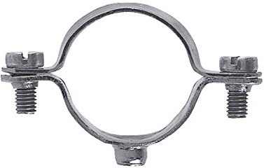 Fischer Collarino Collare distanziatore in metallo per cavi e tubi, 10 mm diametro (50 Pz.), 501180