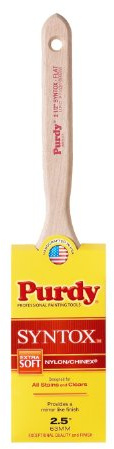 Purdy 144402625 Syntox Series Flat Trim Paint Brush, 2-1/2 inch