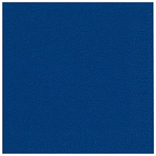 Duni Dinner-Servietten 3lagig Tissue Uni dunkelblau, 40 x 40 cm, 20 Stück