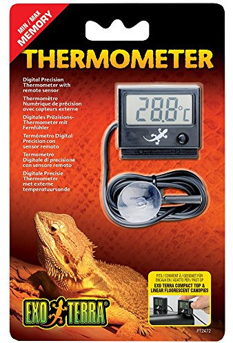 Exo Terra Thermometer, digital, mit Fernsensor, 1 Stück (1er Pack)