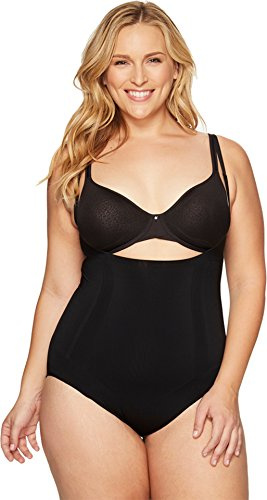 SPANX SPANXsculpt OnCore Open-Bust Brief Bodysuit - Sculpting Body Shaper for Women - Level 4 Compression - Adjustable Straps - Very Black - 2X