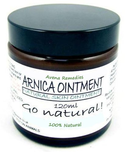 Natural Arnica Ointment (Arnica Montana) 120ml: for sprains & strains, joints, muscles, ligaments, tendons & backache