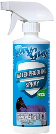 Horse Blankets & Pet Apparel Waterproofing Spray 16 oz – Eco‑Friendly, Water‑Based Formula Restores Durable Water Repellency & Breathability on Turnouts, Sheets, Pet Jackets & Hi‑Tech Fabrics