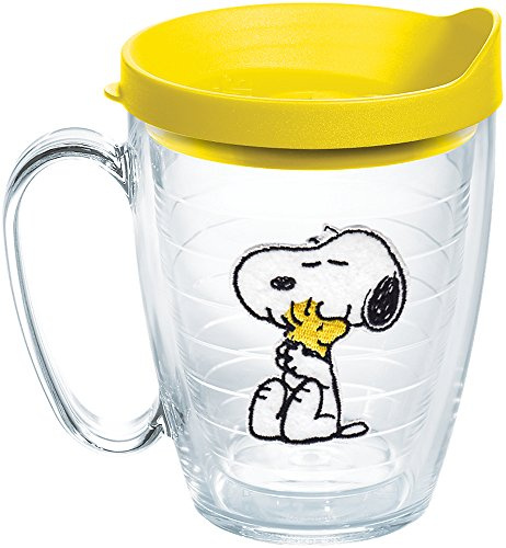 Tervis Peanuts Best Buddies Collection Snoopy Woodstock House Made in USA Double Walled Insulated Tumbler Travel Cup Keeps Drinks Cold & Hot, 16oz Mug, Felt