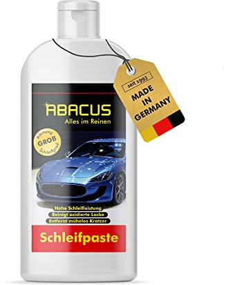 Pre poli Power 500 ml – -- – Pasta de abrillantado barniz limpiador lija abrillantador Eliminador de arañazos Pasta de pulido Auto abrillantador – de Abacus