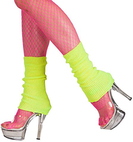 Boland 1752 Leg Warmers Adult Neon Yellow, One Size