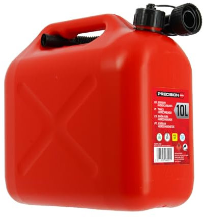Cartec 506021 Tanica Omologata Carburanti, Rosso, 10 Litri
