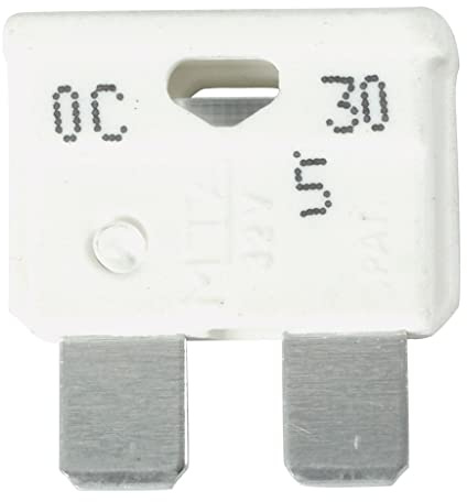 OROK - Lot de 10 fusibles 25A enfichables Blanc, fusible Voiture 25A, fusible Plat 25A - pour Tous Types de véhicules (véhicules Utilitaire, engins agricoles...) - Fusibles Plats pour Auto