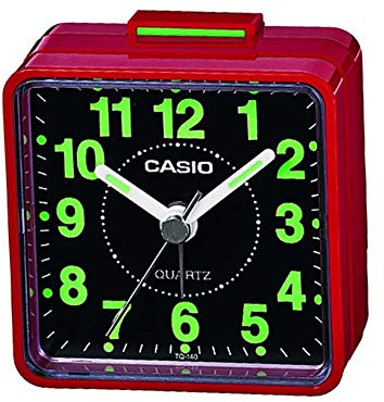 TQ140 Travel Alarm Clock - Red