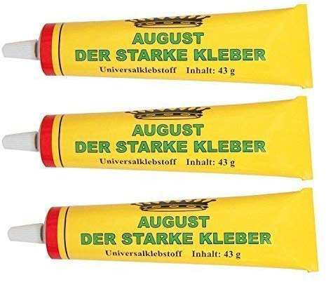 August der Starke 25 Tuben Alleskleber Universalkleber