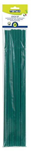 TENAX Stick Up cm 45 Grün, Stützstäbe für Topfpflanzen, 20 Stück, Mini Stützen aus Kunststoff für Topfpflanzen und -blumen