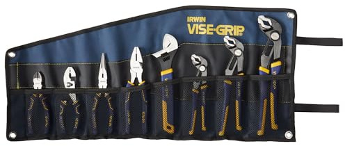 IRWIN Tools VISE-GRIP GrooveLock Pliers Set, 8 Piece, 2078712