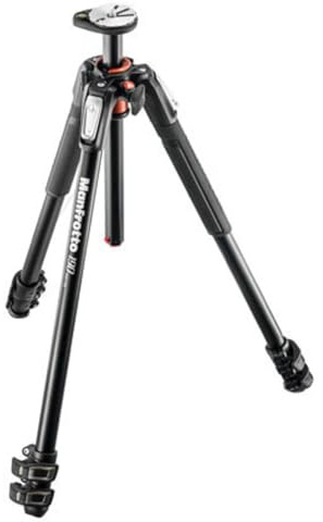 Manfrotto 190X PRO3 Aluminium 3-Section Camera Tripod - Schwarz