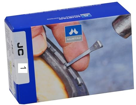 Amesbichler Reitsport Mustad Hufnagel Hufnägel Länge 49 mm JC 1, 250 Stück in Packung