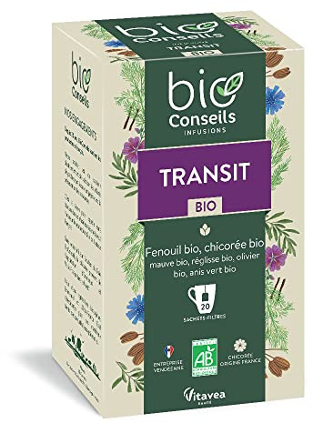 Bioconseils Bio Transit Infusion Boissons Vertes 20 Sachets