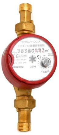 Sconosciuto Contador para Agua Caliente 90° 15mm-1/2 110L, Multicolor, Estándar