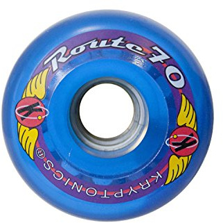 KRYPTONICS_MAPLE Roue Roller Quad Route 78a 70mm Bleu Transparent