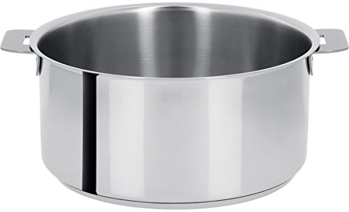 Cristel - C14Q- Casserole INOX 14cm sans poignée Amovible - Collection Mutine.