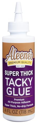 Aleene's 15578 Thick Designer Tacky Glue. Bottle, Multicolor