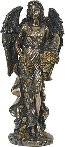 Fortuna. Figura de bronce. Diosa romana. Diosa de la fortuna.