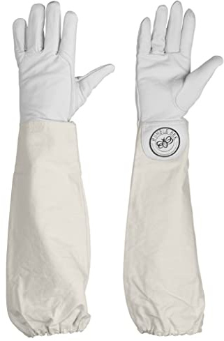 Humble Bee 110 Goatskin Beekeeping Gloves with Extended Sleeves