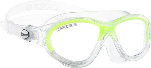 Cressi Premium Schwimmbrille Kinder 7/15 Jahre 100% UV Schutz + Tasche - Hergestellt in Italien
