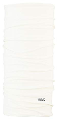 P.A.C. Original Solid Clear White Multifunktionstuch - nahtloses Mikrofaser Halstuch, Unisex, 10 Tragemöglichkeiten