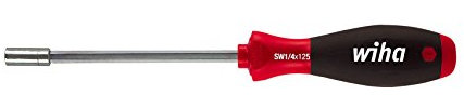 Wiha 38414125 Porte-embouts aimanté avec poignée 0,6 cm (0,25) / 1/4 x 125 (Import Allemagne)