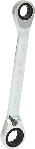 KS Tools 503.4574 Llave de estrella doble de carraca GEARplus, conmutable 10x13 mm