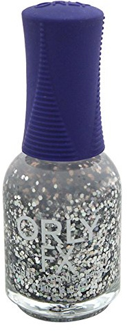 ORLY Holy Holo Nail Polish Topper (18ml), Silver Holographic Confetti Nail Varnish