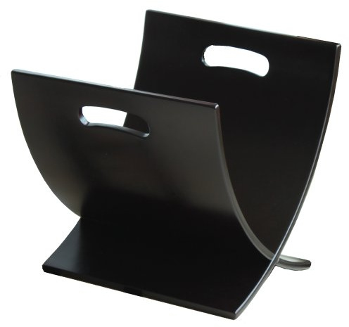 Oceanstar M1170 Contemporary Wooden Magazine Rack, Espresso
