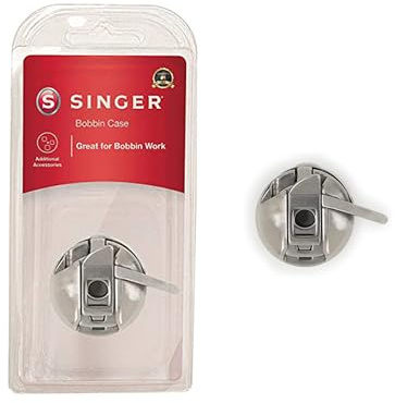 SINGER Bobbin Case Class 15, Front-Loading System | Spare Sewing Machine Part with Adjustable Tension | Compatible with Heavy Duty, Talent, Tradition, Simple, Promise, Brilliance, Quantum & More