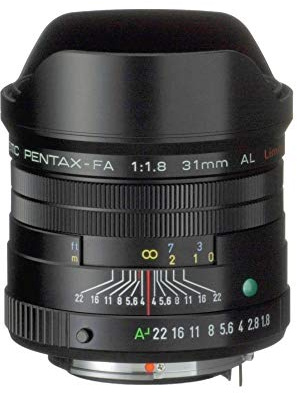 Pentax SMC 31mm f1.8 FA AL Limited AF Lens - Black
