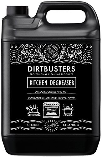 Dirtbusters Kitchen Degreaser Concentrate 5 litres Professional Heavy Duty Kitchen Cleaning Degreasing Solution