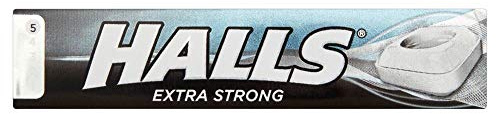 Halls - Bonbons à la menthe extra-forte - lot de 12 paquets de 35 g