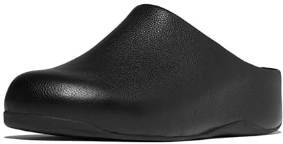 Fitflop Shuv Leather, Zoccoli Donna, Black 268 001, 38 EU