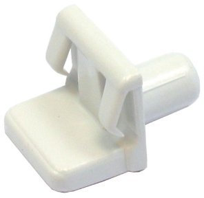 Neff Refrigerator Fridge Freezer Shelf Support Clip (White)