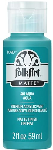 Folk Art Acrylic Paint in Assorted Colors (2 Ounce), 481 Aqua
